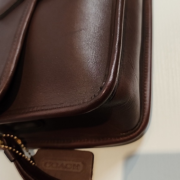 Vintage Coach Mahogany Clutch/Wristlet - Picture 9 of 16
